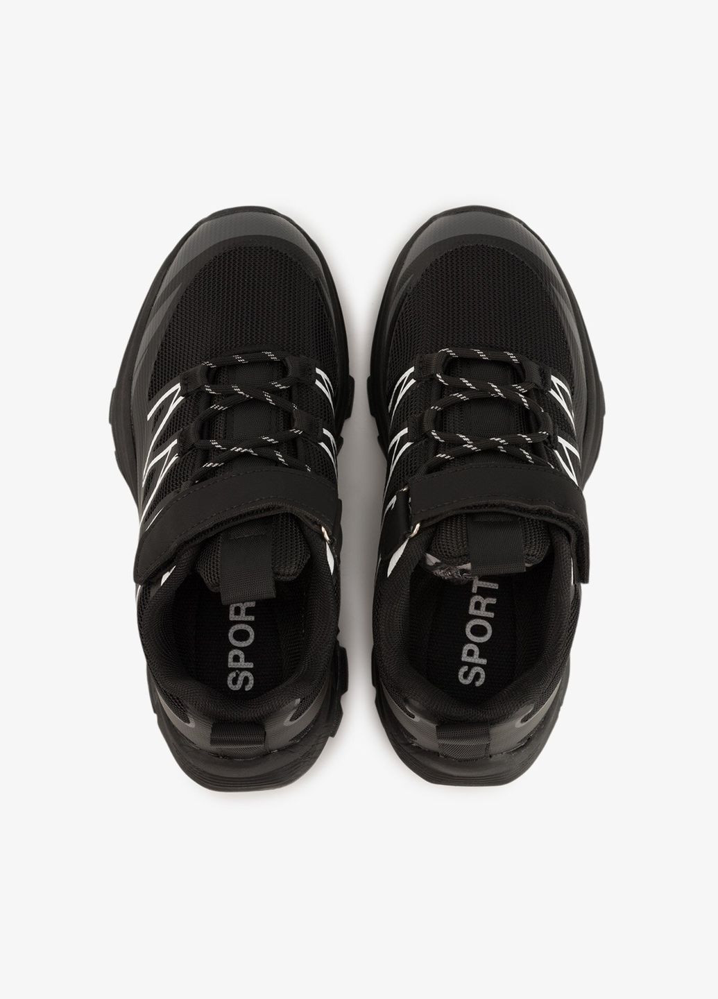 Черные демисезонные кроссовки для мальчика h42-3d черный shop (2000999213267) Stepln