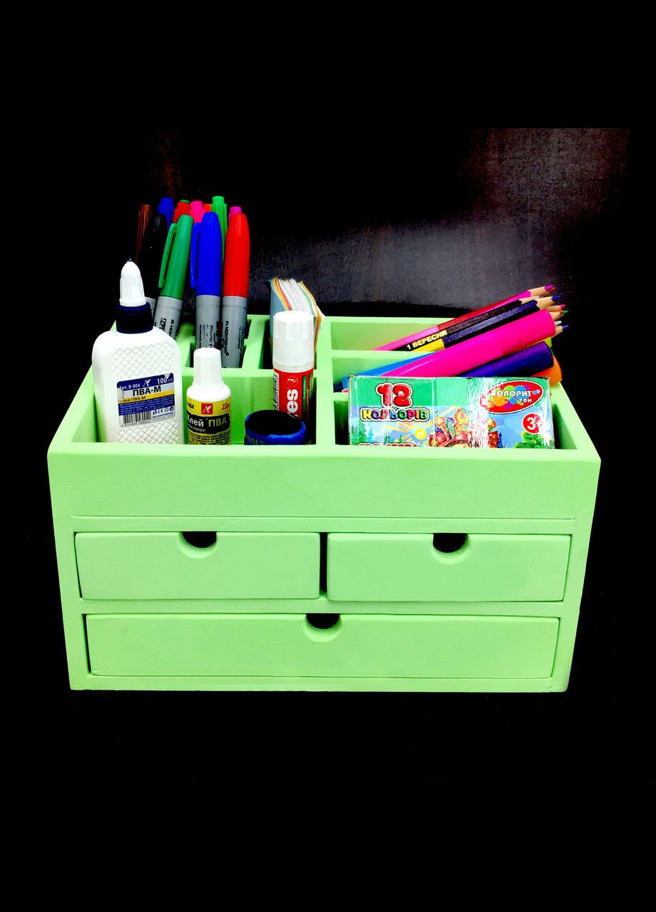 Настольный органайзер из дерева Огаст мохито (КНЦ-009053) No Brand (328227566)