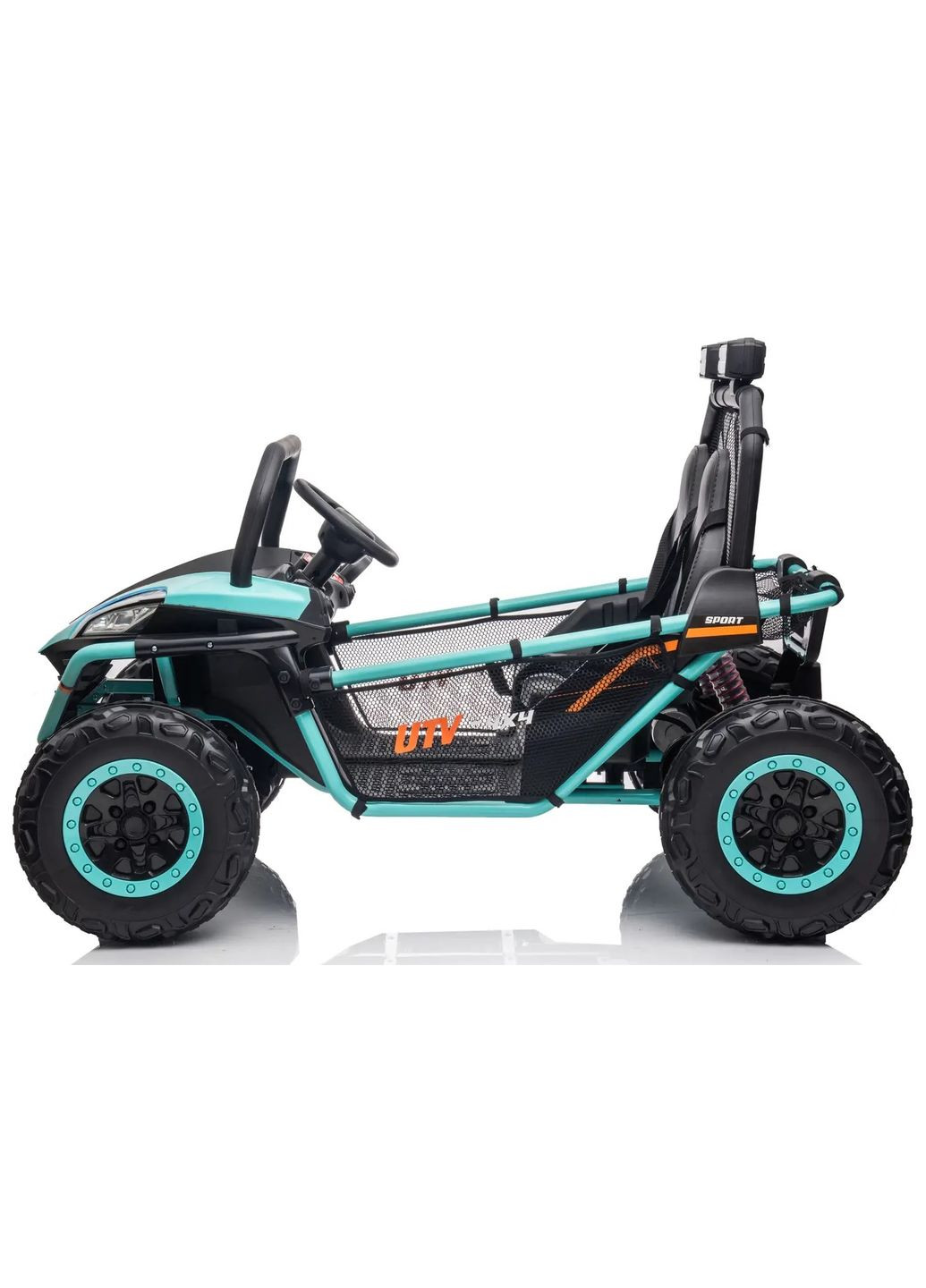 Детский электромобиль Buggy TY 608 4x4, 4 мотора по 45W, 12V10AH, MP3, USB, AUX, CD Blue Bambi (351586065)