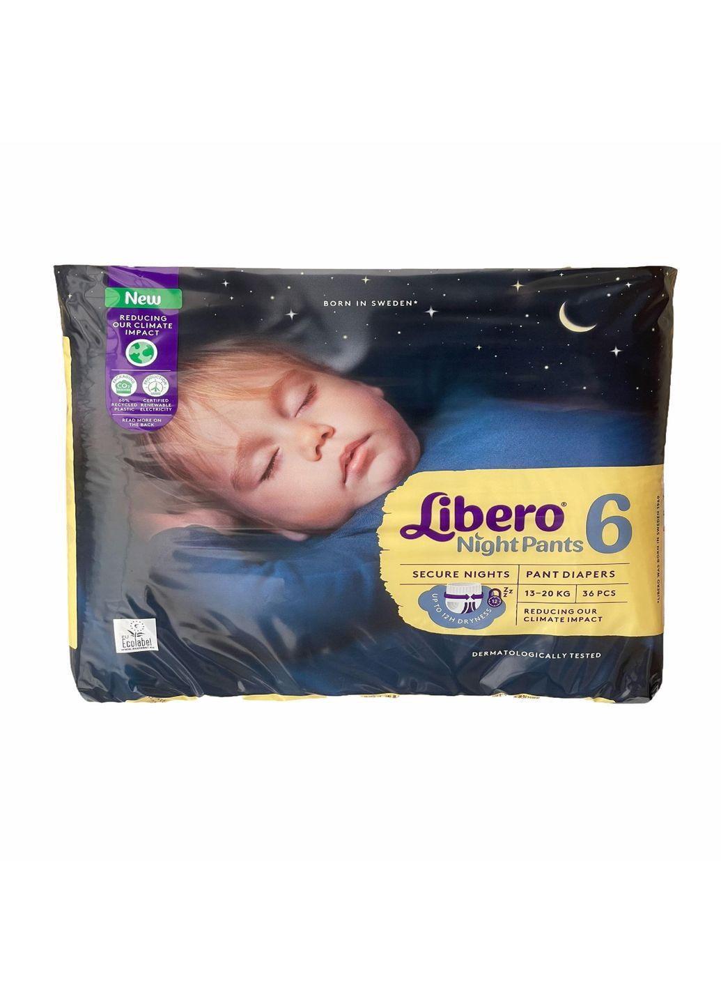 Ночные подгузники-трусики 6 13-20 кг 108 шт 3 уп Libero (369668424)