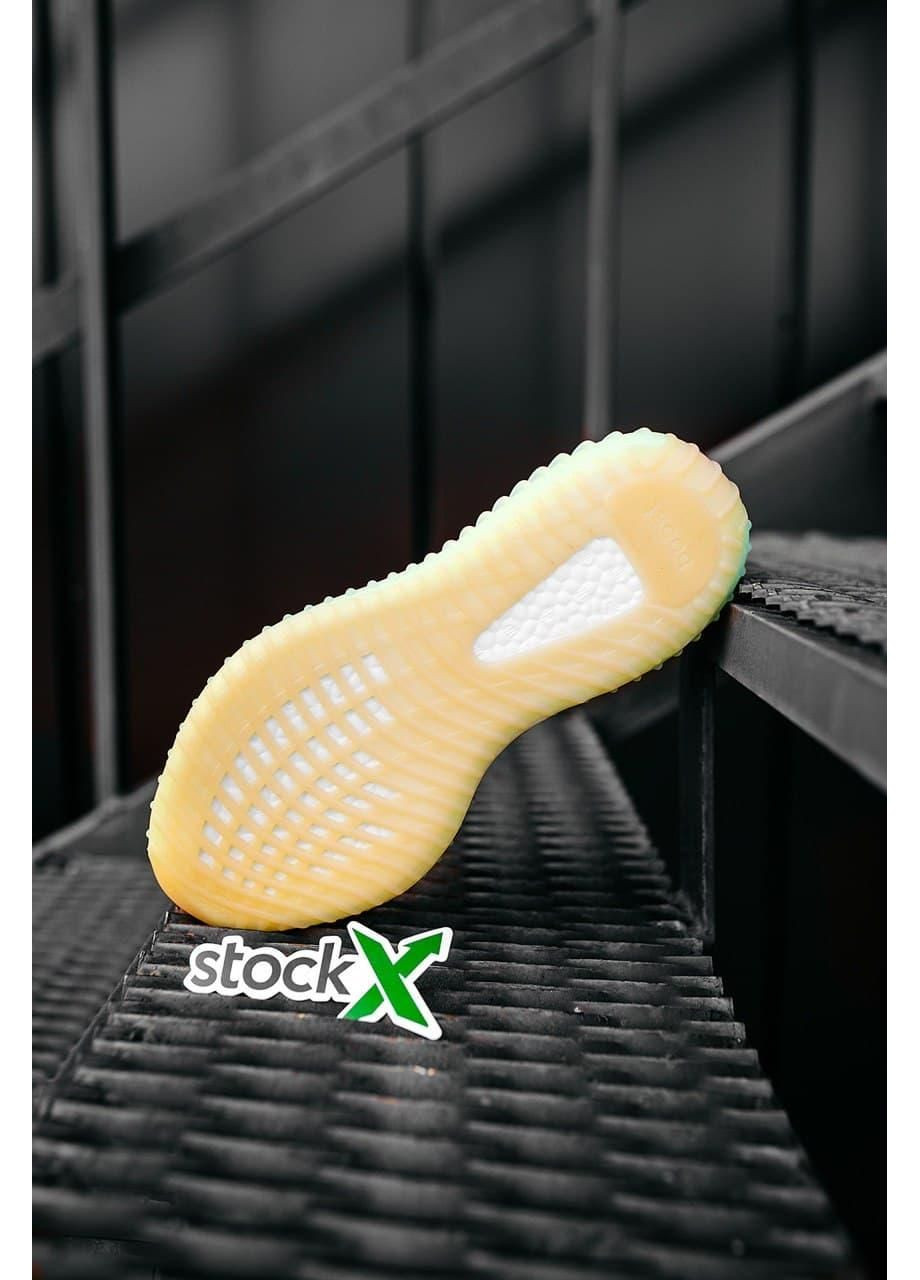 Салатові Осінні кросівки чоловічі adidas yeezy boost 350 v2 hyper space адідас ізі буст No Brand