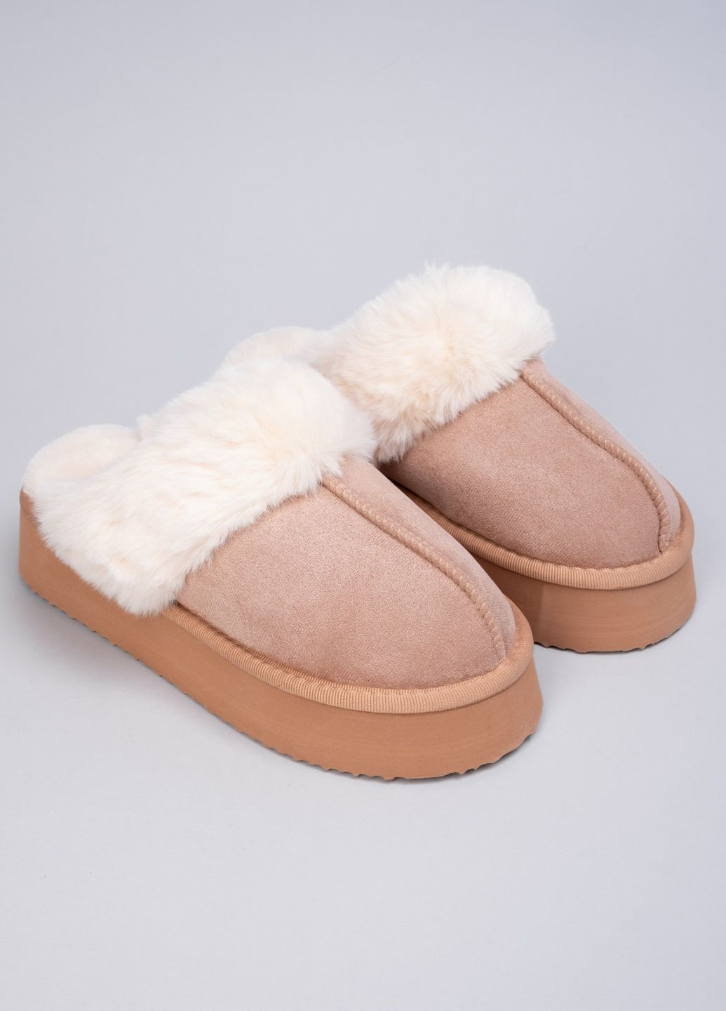 Угги женские KM1078-3 бежевые 344501 Power (303397125)