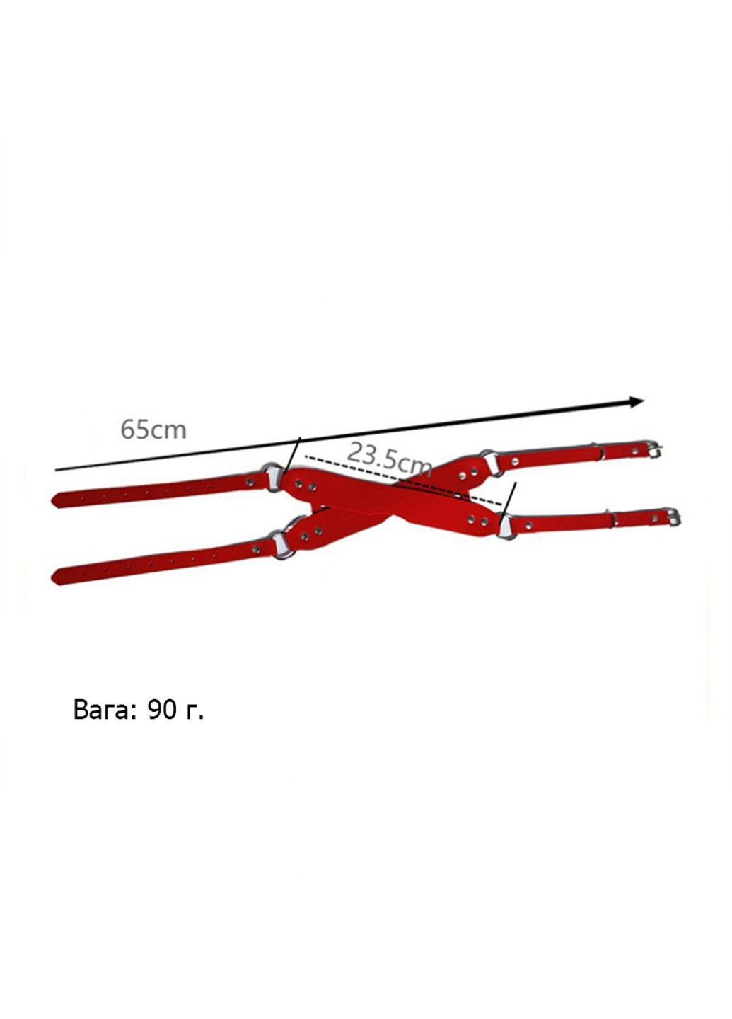 БДСМ-маска із заклепками зі штучної шкіри чорного кольору We Love (363188337)