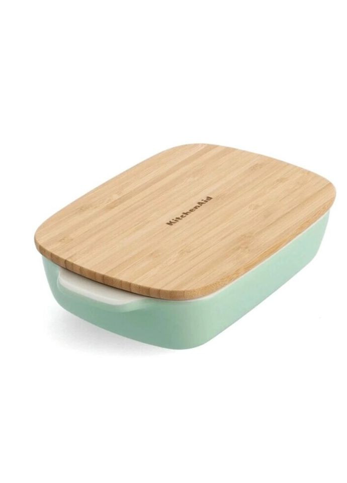 Форма для запекания с крышкой CC007425-001 8,8х24,8х40,4 см 3.8 л фисташковая KitchenAid (296911075)