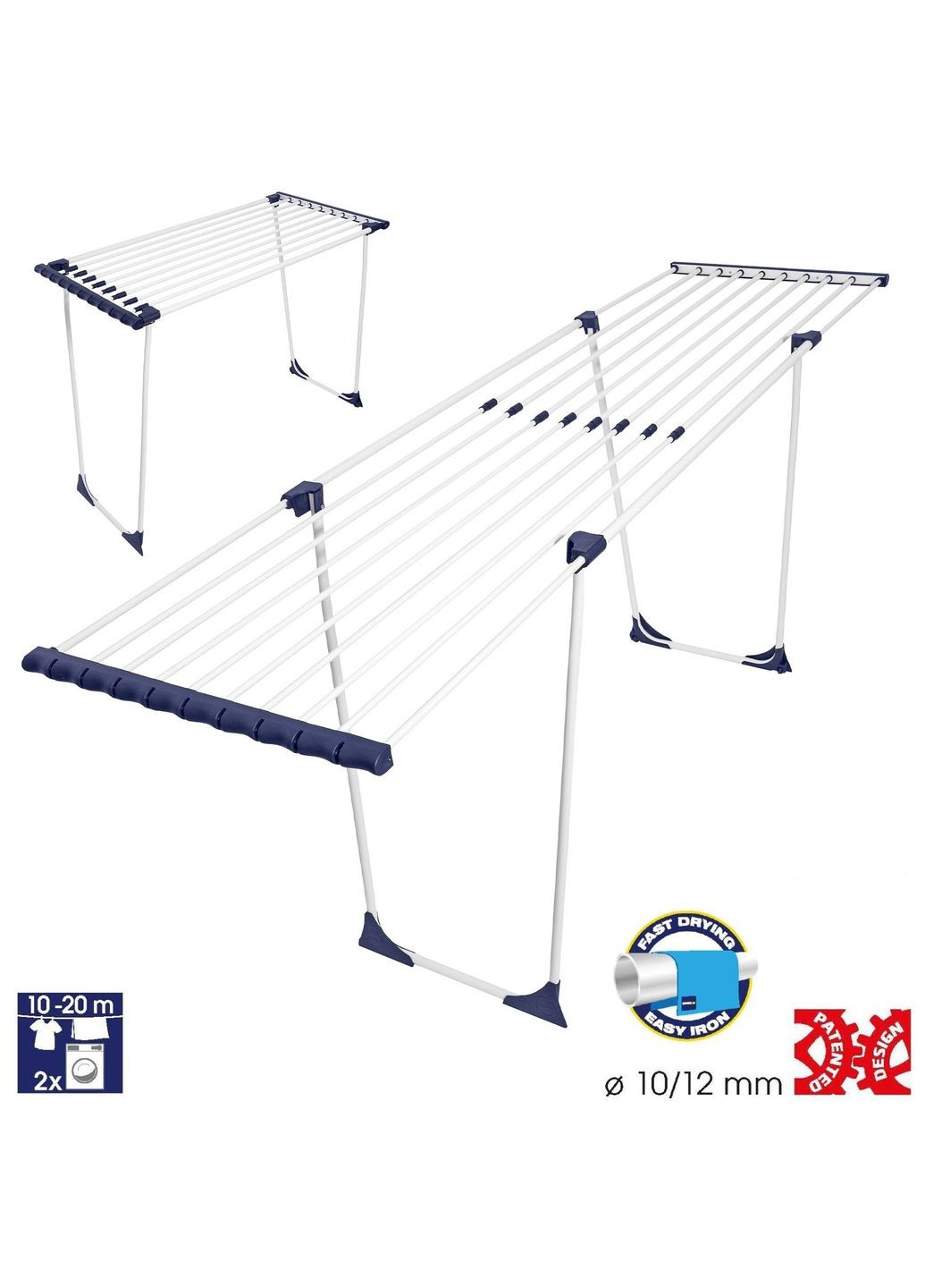 Сушарка для білизни підлогова CasaFlex 20 White (CS92179B04) Casa Si (315937423)