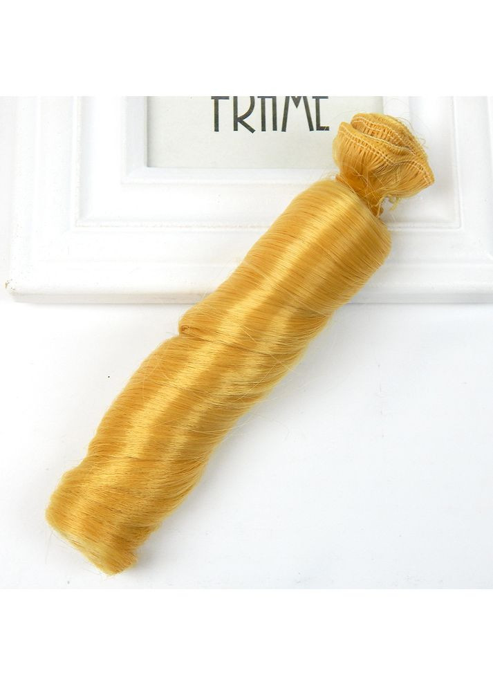 Волосы для кукол, трессы, Локон, 15 см, цвет №9 No Brand (367088672)