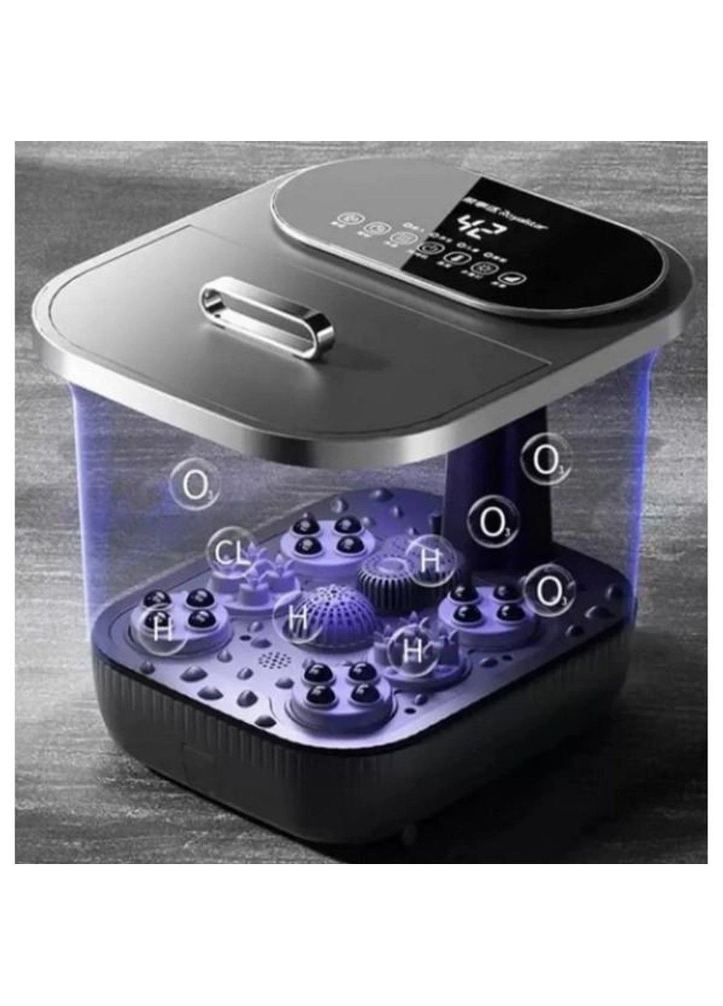 Гидромассажная ванночка для ног Royalstar - A8 с массажными роликами + подогревом воды No Brand (332634995)