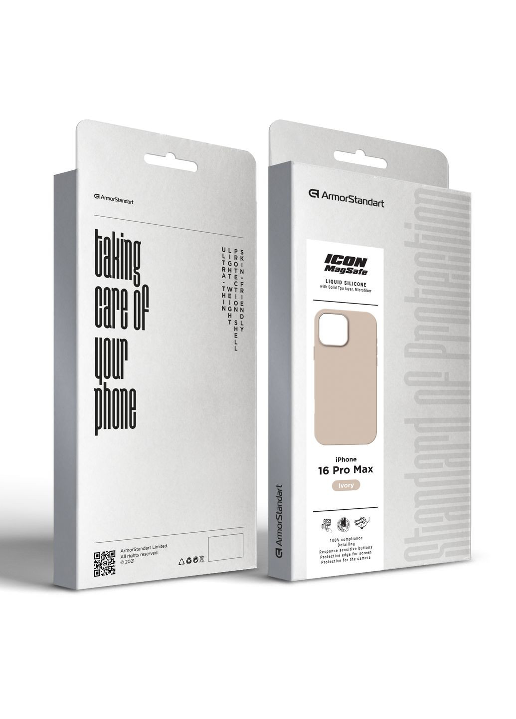 Чехол ICON2 MagSafe для Apple iPhone 16 Pro Max Ivory (ARM80195) ArmorStandart (343050225)