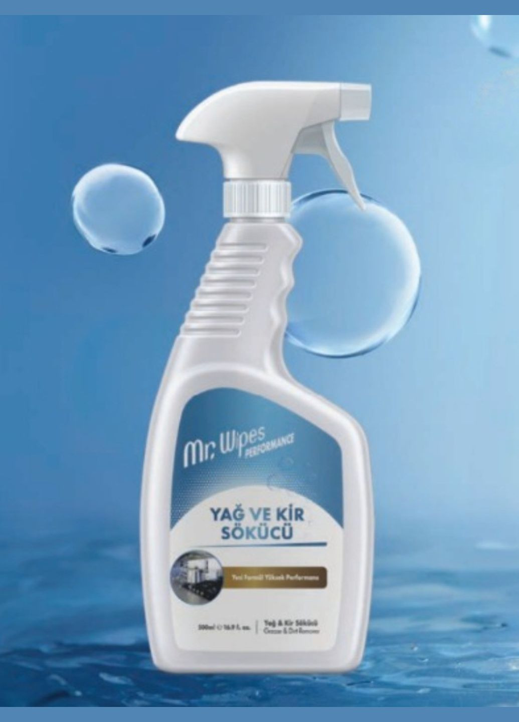 Антижир, засіб для видалення жиру на кухні Performance Mr. Wipes 500 мл Farmasi (335877572)