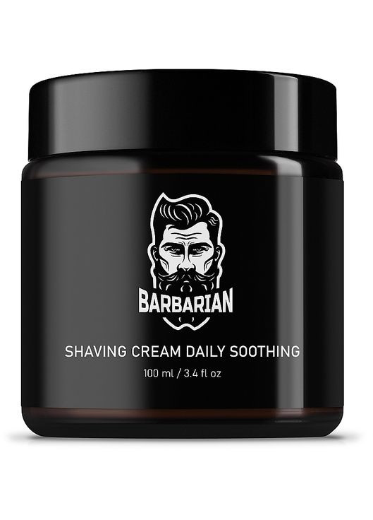 Крем для бритья успокаивающий "Daily Soothing" Shaving Cream Daily Soothing 100ml (1353923-19284733) Barbarian (368869271)