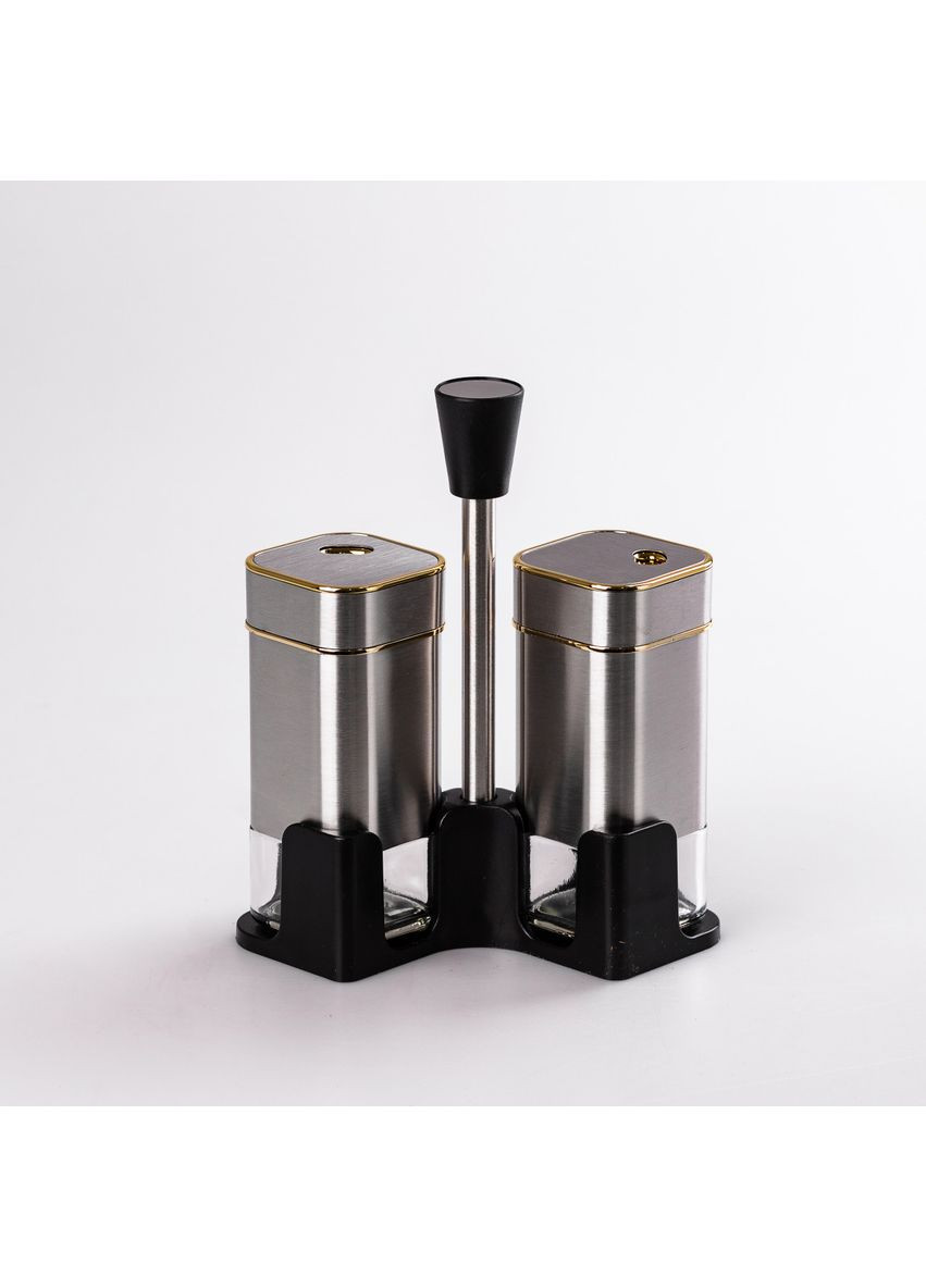 Набор для специй на подставке 2 баночки для соли и перца по 120 мл. TS Kitchen (362456098)