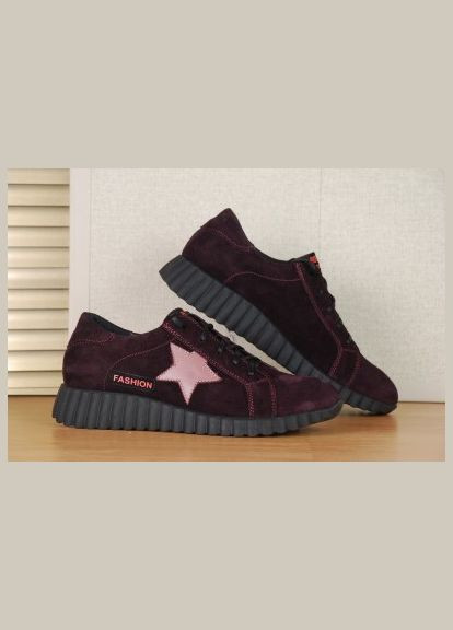 Кросівки жіночі натуральна замша колір Туреччина Україна від виробника р. 38 No Brand бордові (366704420)