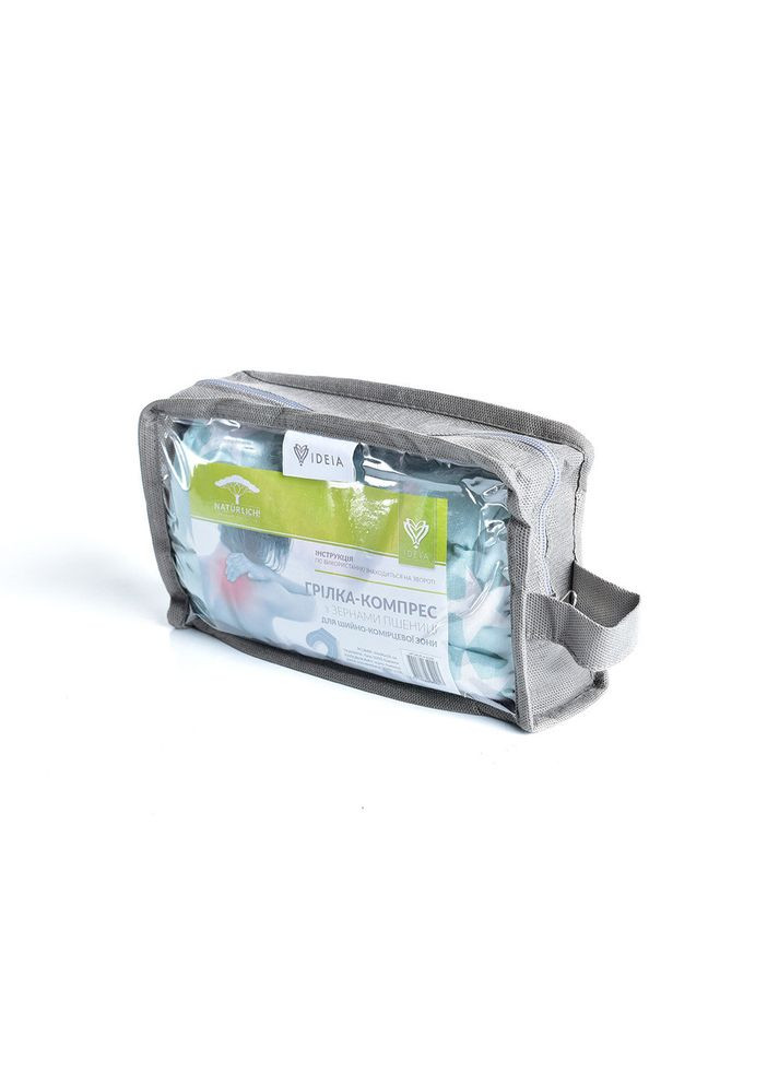 Грелка комір для шиї 44х46х24 см із зерном пшениці м'ята IDEIA (306459624)