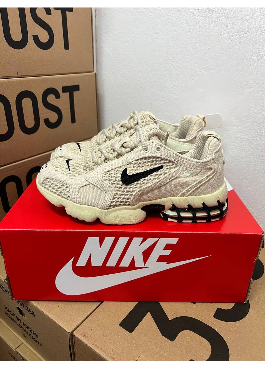 Цветные демисезонные кроссовки мужские nike x stussy air zoom spiridon найк аир зум No Brand