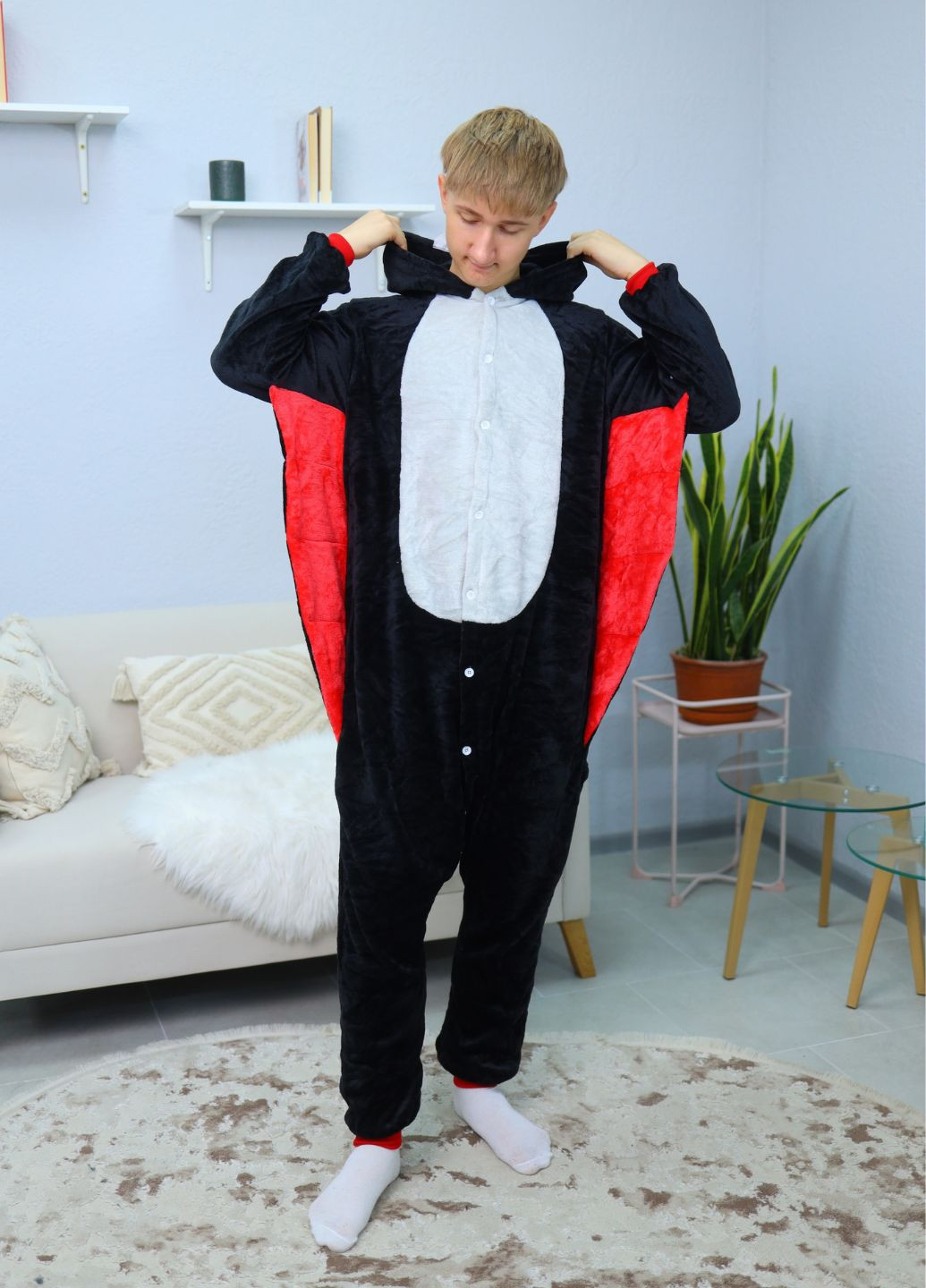 Кігурумі кажан із крилами чоловіче м'який плюш (1052/1) My Kigu (354331051)