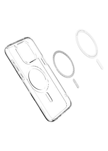 Чехол для мобильного телефона Apple iPhone 15 Pro Max Ultra Hybrid MagFit, White (ACS06576) Spigen apple iphone 15 pro max ultra hybrid magfit, white (278312058)