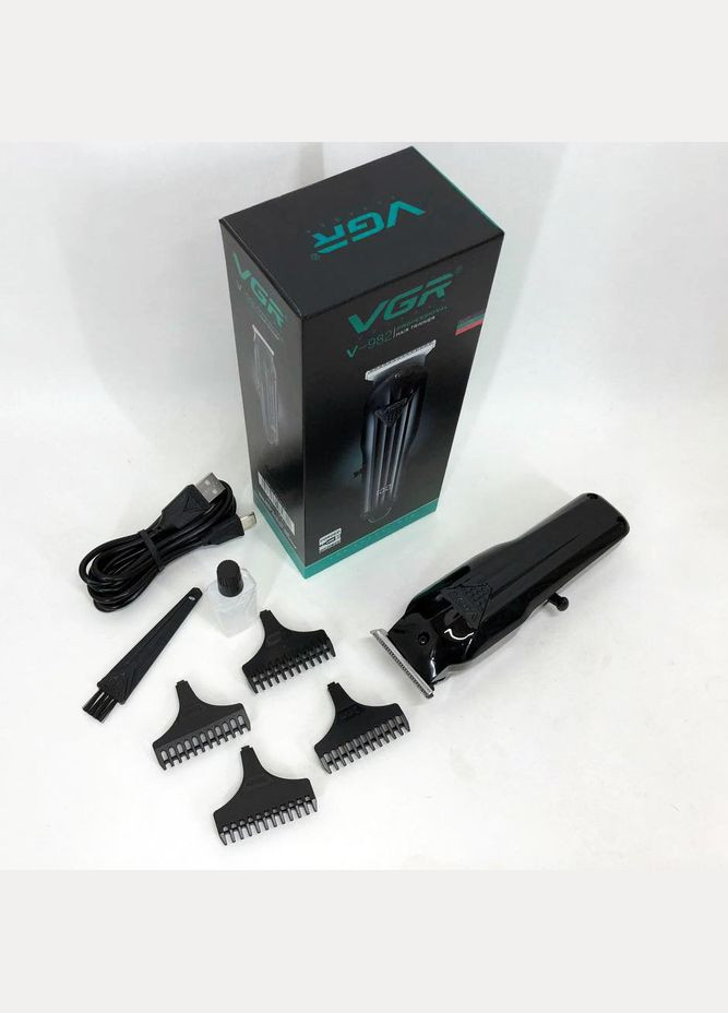 Машинка для стрижки волос V-982 LED Display, профессиональная электробритва, подстригательная машинка VGR (364665448)