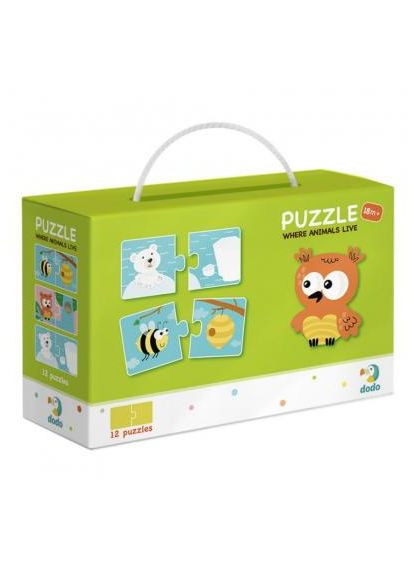 Пазл Зверята и их Дома (300117) Dodo Зверьки и их Дома (366153436)