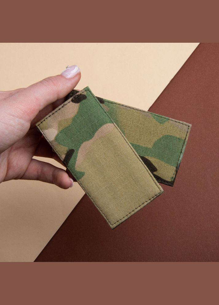 Набір шевронів 2 шт. з липучкою Звання ВСУ Солдати 5х10 см, вишитий патч шеврон мультикам IDEIA (329726868)