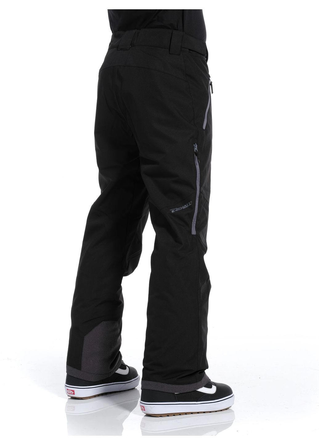 Черные демисезонные брюки Rehall