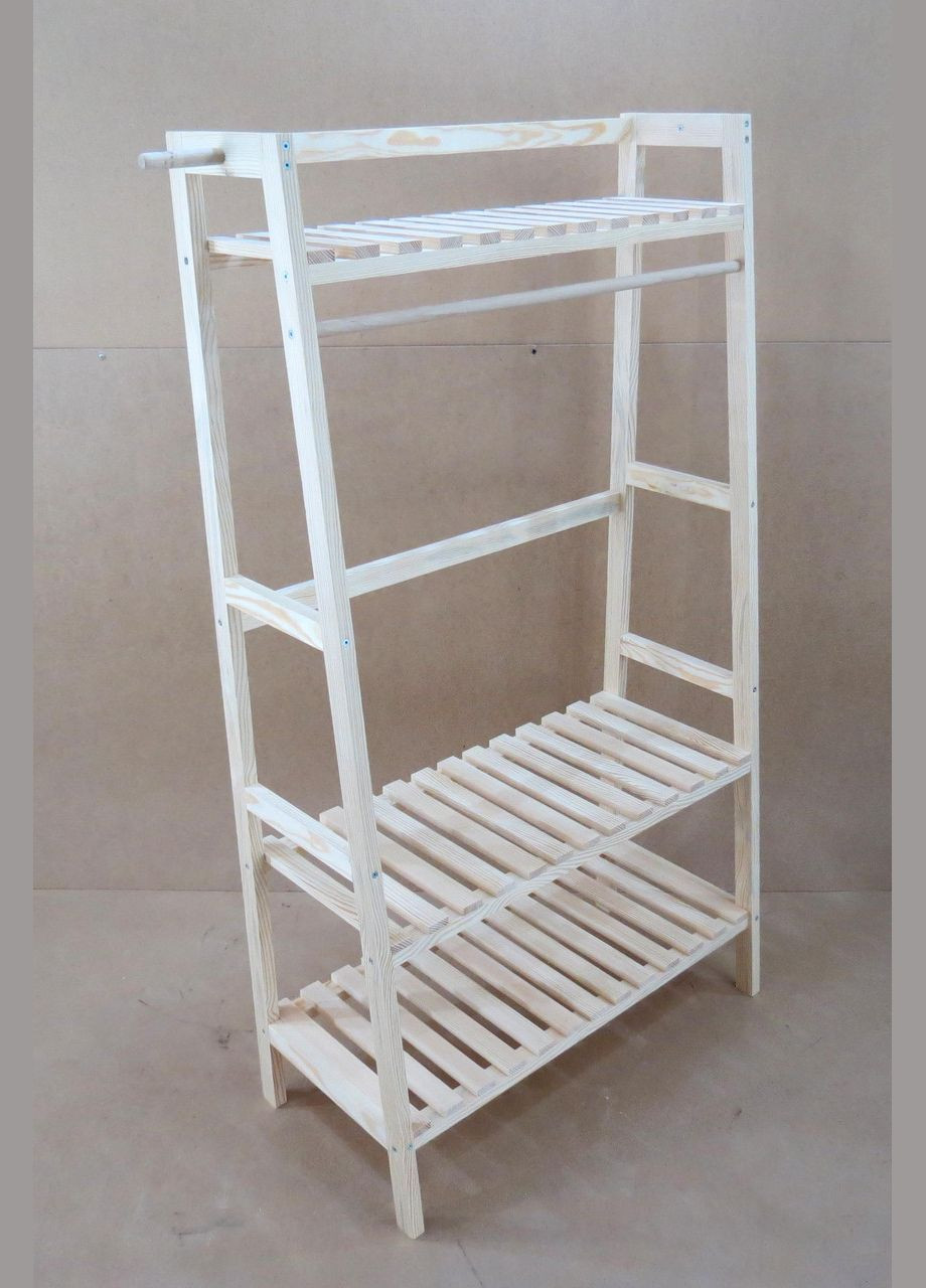 Стойка вешалка для одежды из дерева Добрыч 100 бланже (СВГ-100901) No Brand (328073029)