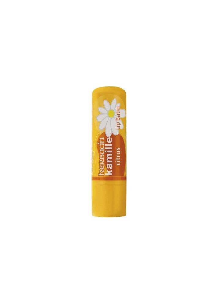 Зволожувальний бальзам для губ із цитрусом Herbacin Classic Kamille Lip Balm Citrus, 4.8 г No Brand (317276069)