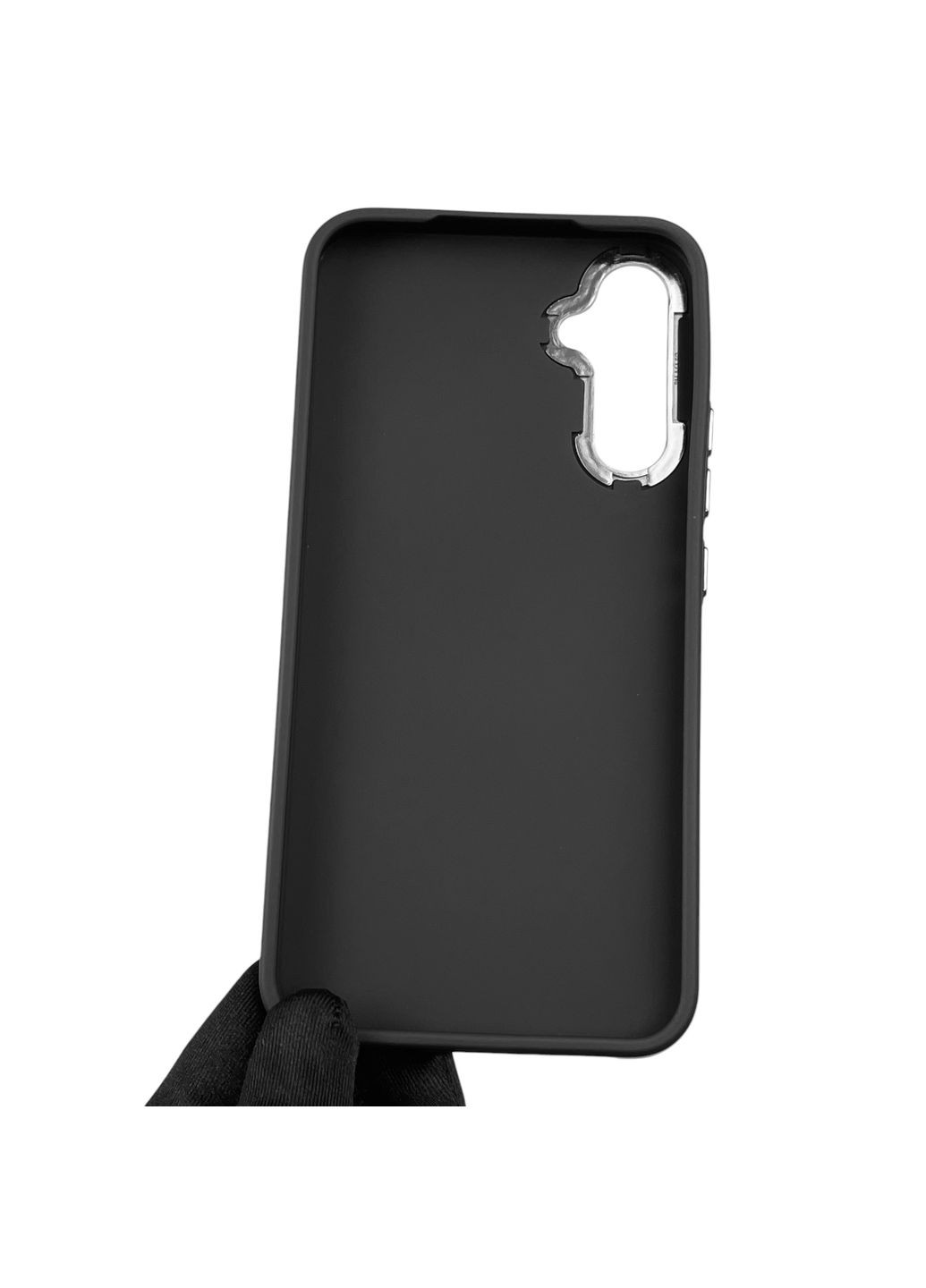 Чохол для Galaxy A34 5G (SM-A346E) із захистом на камеру з мікрофіброю на самсунг а34 5г чорний Samsung (366020880)