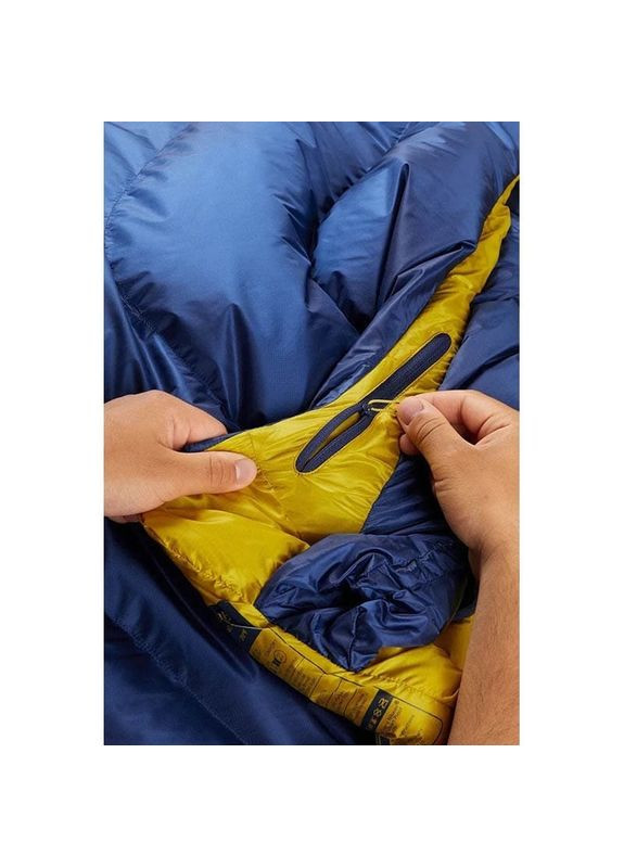 Спальный мешок Neutrino 400 -7°C 185 см Regular Right Zip Nightfall Blue (RB QSM-90-NFB-REG-RZ) Rab (335404841)