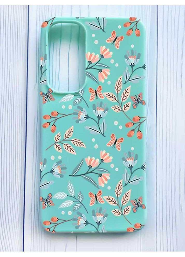 Матовый чехол на Samsung Galaxy S24 FE Цветочный фон (принт 370) Creative (360684681)