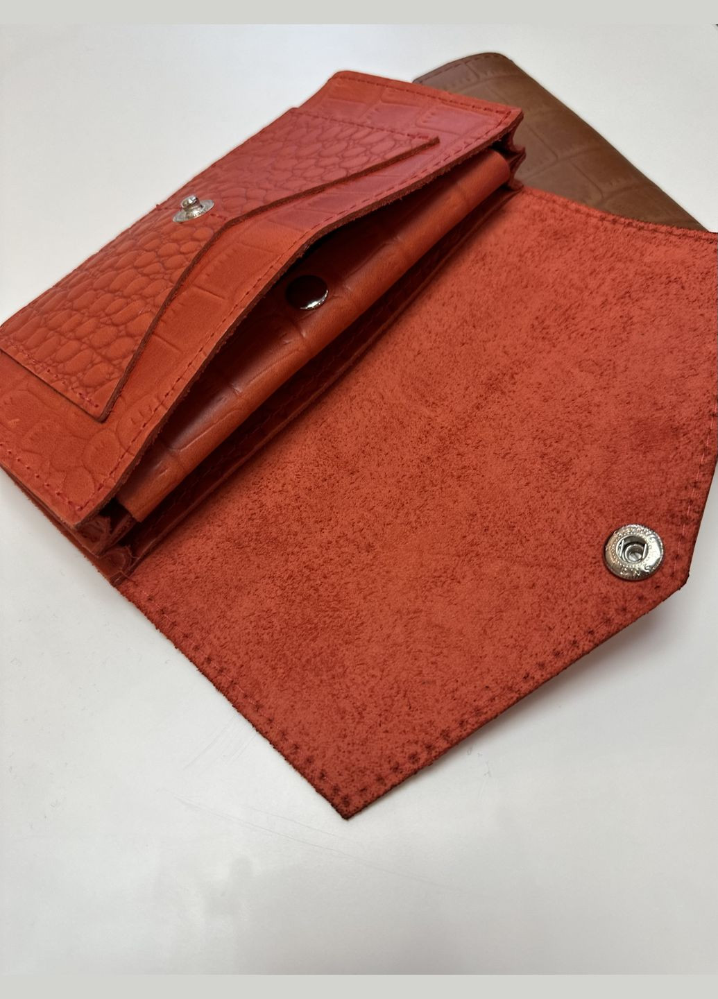 Жіночий шкіряний гаманець 17.0 Крокодил Колір На Вибір Під Замовлення Dekey (351898944)