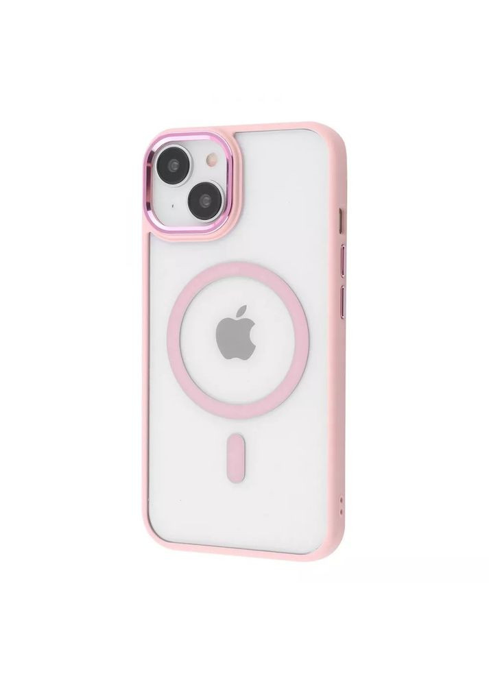 Чохол Cover Glossy Ardor Case with MagSafe для iPhone 14 Рожевий Wave (293504540)
