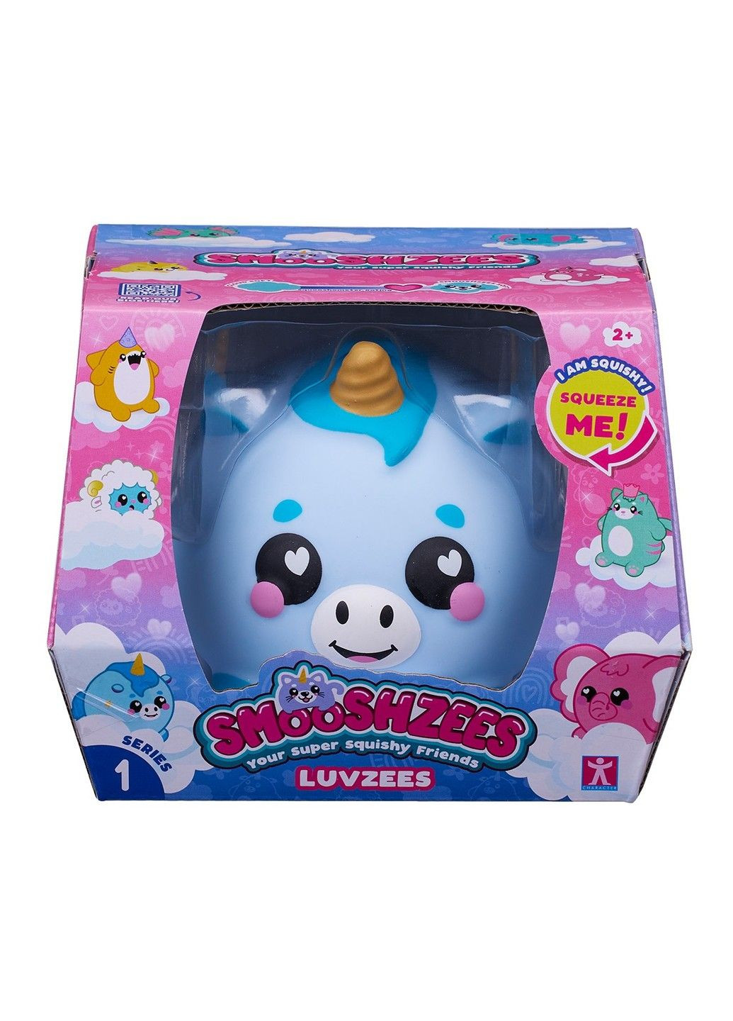 Колекційна іграшка-антистрес серії Luvzees - Єдиноріг Больц Smooshzees (331296669)