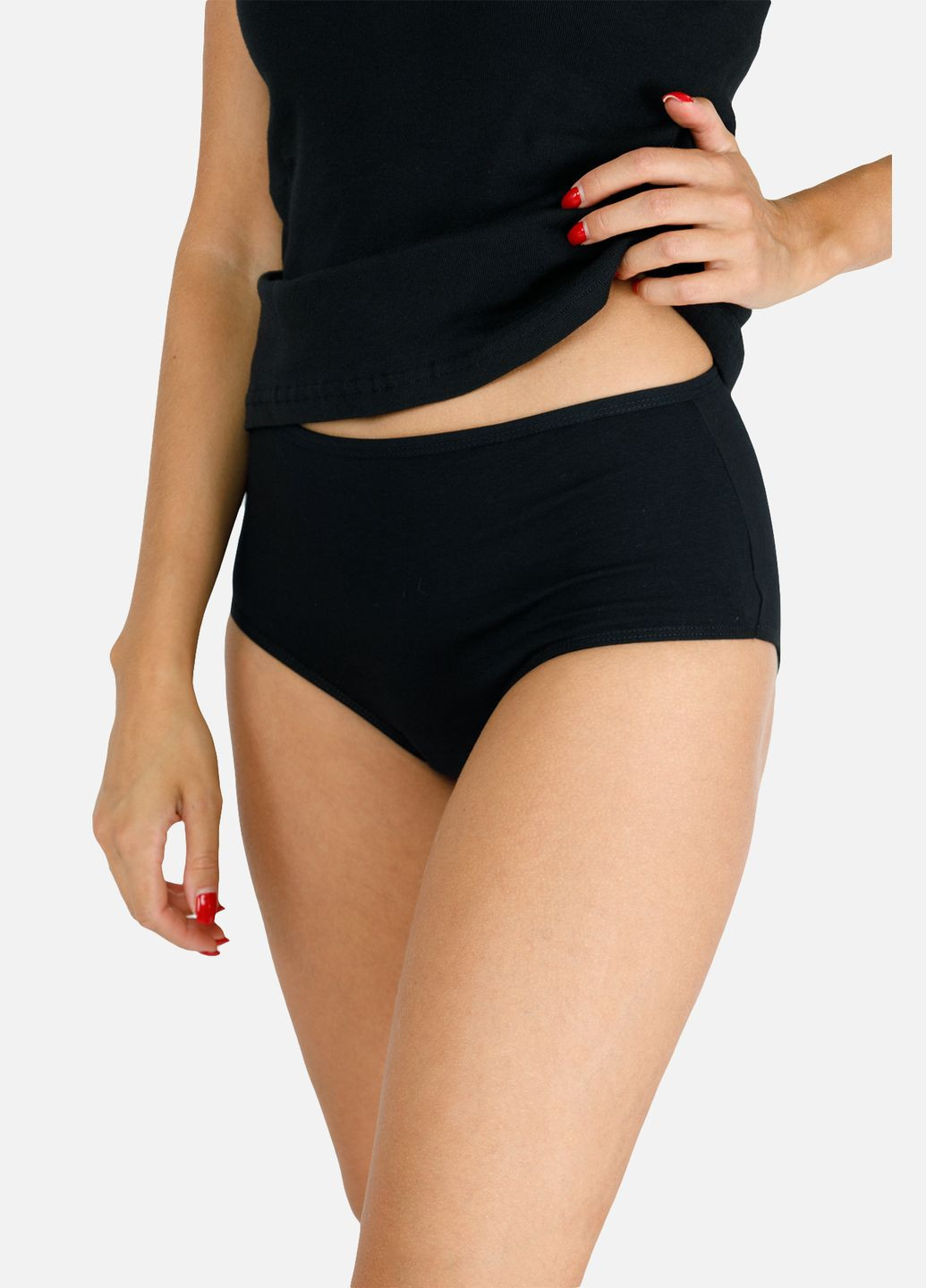 Жіночі труси бріфи колір чорний CB-00257642 Donella (314910351)