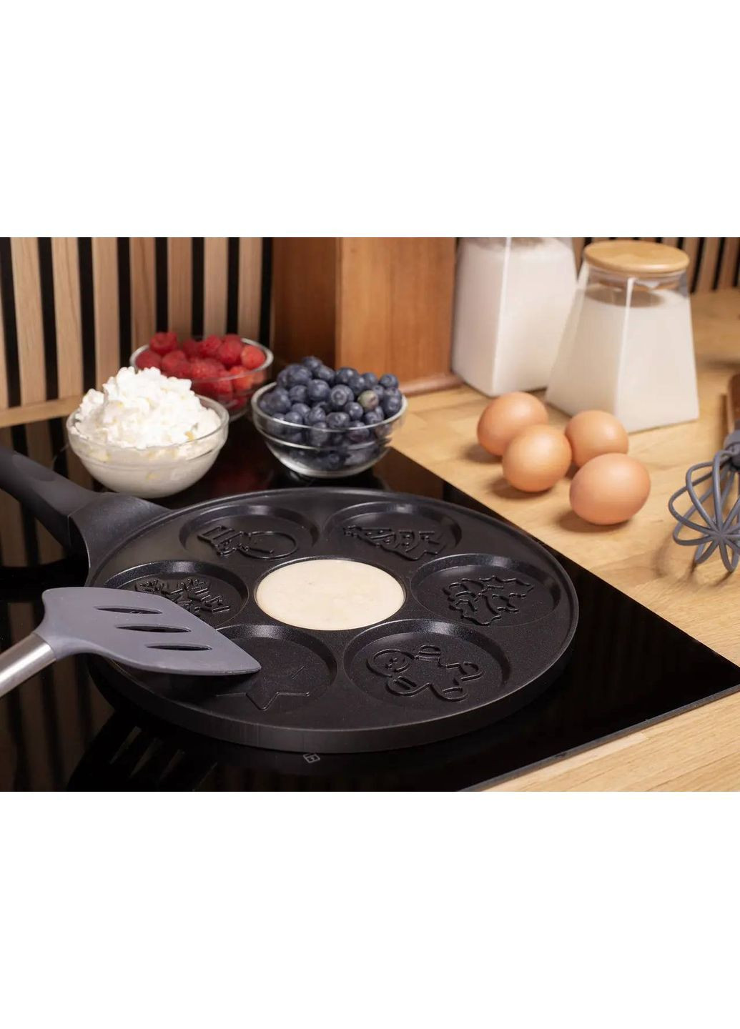 Сковорода для млинців і панкейків Christmas Pancake 26см Kamille (366817832)