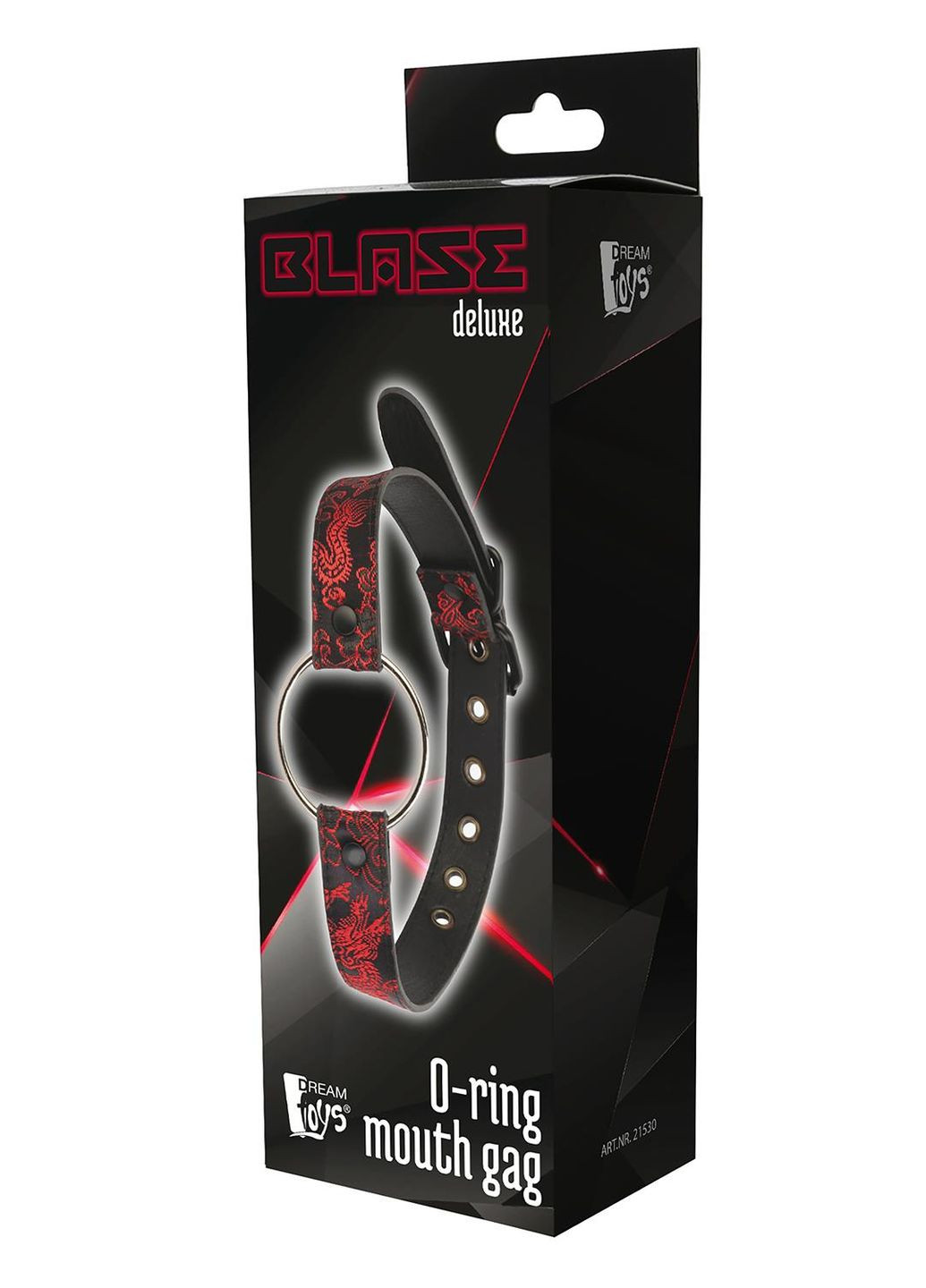 Кляп-кольцо BLAZE DELUXE O-RING mouth GAG,, Регулируемый Dreamtoys (299007157)