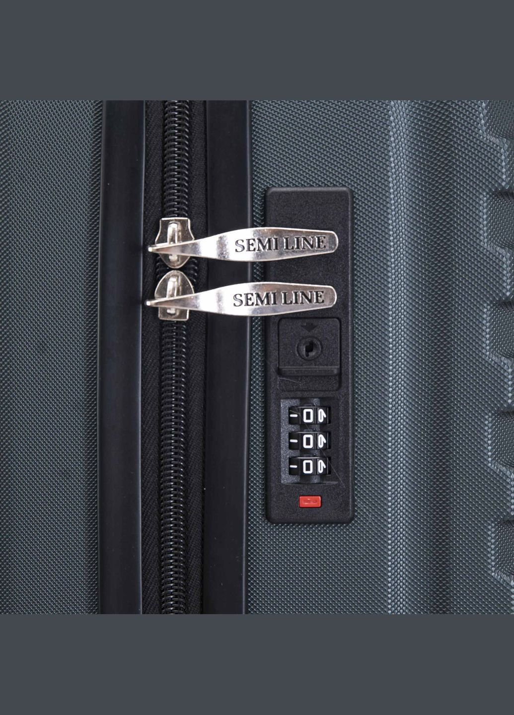 Чемодан 24" (M) Navy-Green (T5865-2) Semi Line (322463251)