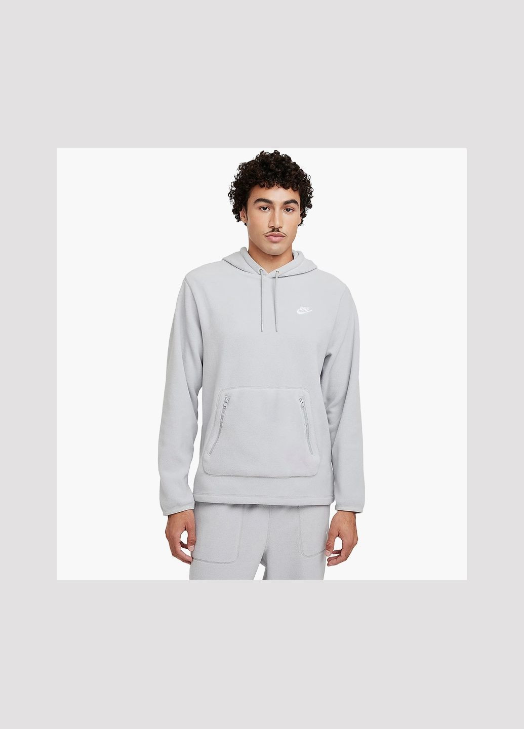Худі чоловіче Club Grey FZ0660-077 Nike (369764347)