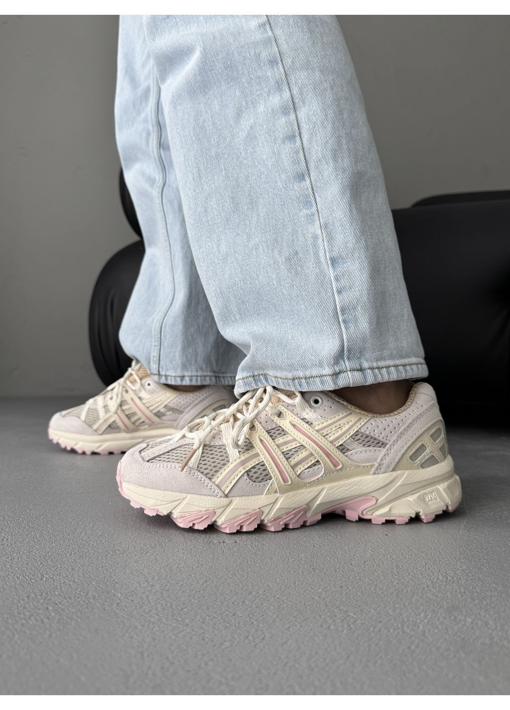 Рожеві Осінні кросівки чоловічі asics gel-sonoma 15-50 beige / pink асікс гель сонома 15-50 No Brand