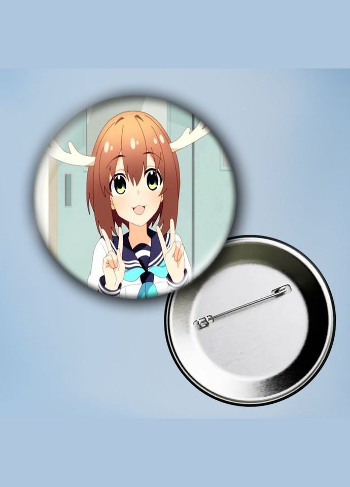 Значок на булавке Аниме Моя подружка-оленюшка Нокотан #3 металлический 56 мм No Brand (304508312)