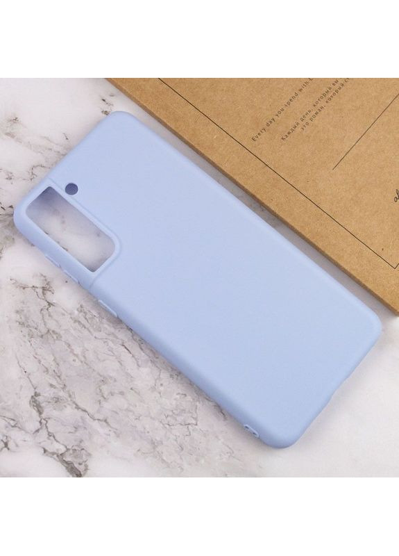 Силіконовий чохол Candy для Samsung Galaxy S21+ Сіро синій Epik (372499464)