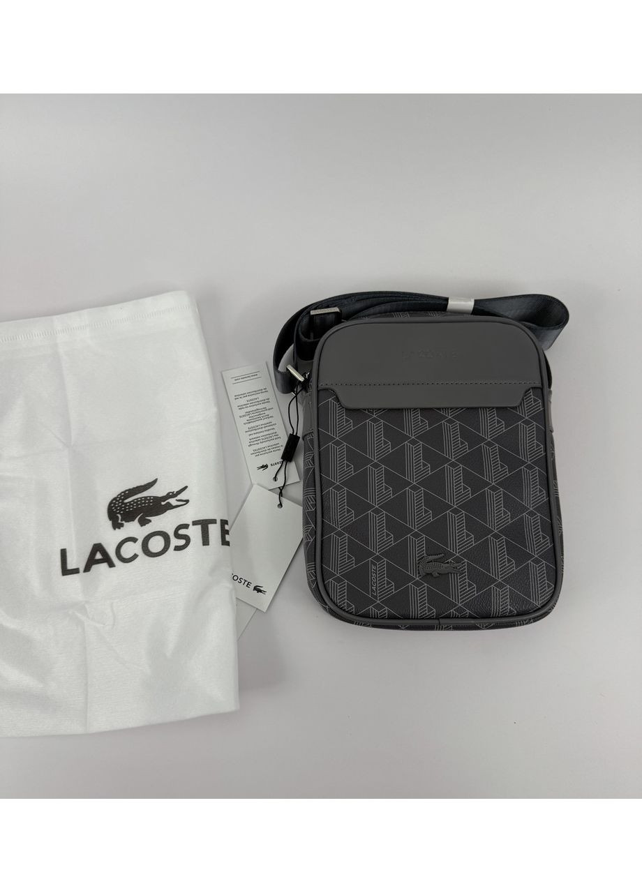 , мессенджер через монограммное плечо черного цвета No Brand (361151322)