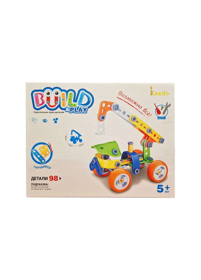 Конструктор Build&Play "Автокран" J-7702, 98 элемента Hanye (316271178)