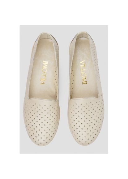 Vm-Villomi Летние женские туфли (балетки) на низком ходу Натуральная Кожа р.39 (am10) бежевый з, украина — лето (300532203)