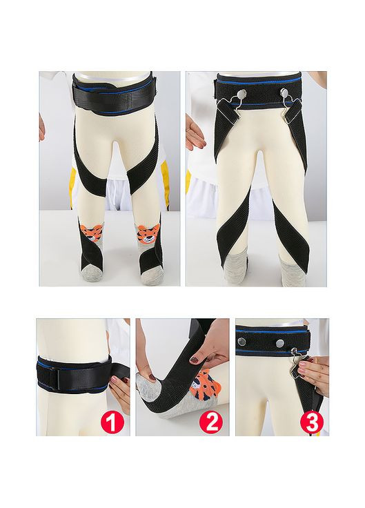 Дитячий коригувальний пояс 1985 M для корекції постави під час ходьби для дітей 5 шт. Lesko (352012941)