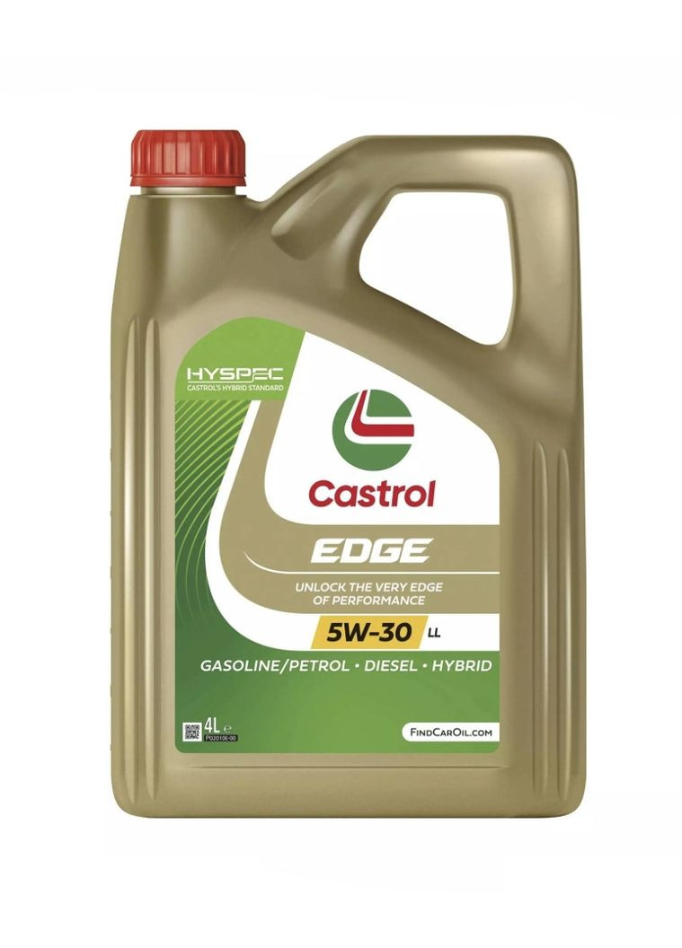 Моторное масло Edge 5W-30 LongLife 4 л (15668E) Castrol (367607820)