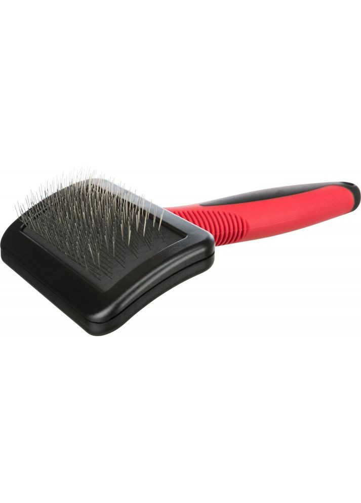 Щетка-пуходерка мягкая пластик/металл, 9х16 см Trixie (355254809)