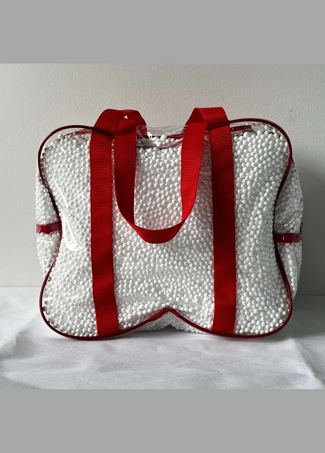 S Прозорий з червоним (S0001) D'Alipuf Сумка в пологовий будинок (321965760)