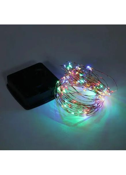 Уличная гирлянда с солнечной панелью / Светодиодные гирлянды с RGB подсветкой 10м 100LED (SFK-15) Gemei (367073578)