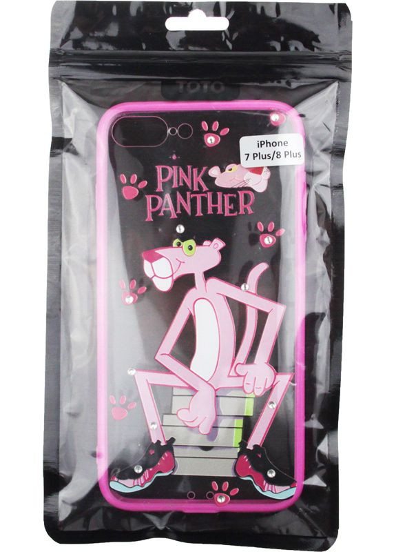 Чехол-накладка TPU Сartoon Network Case IPhone 7 Plus /8 Plus Pink Panther Toto (301781727)
