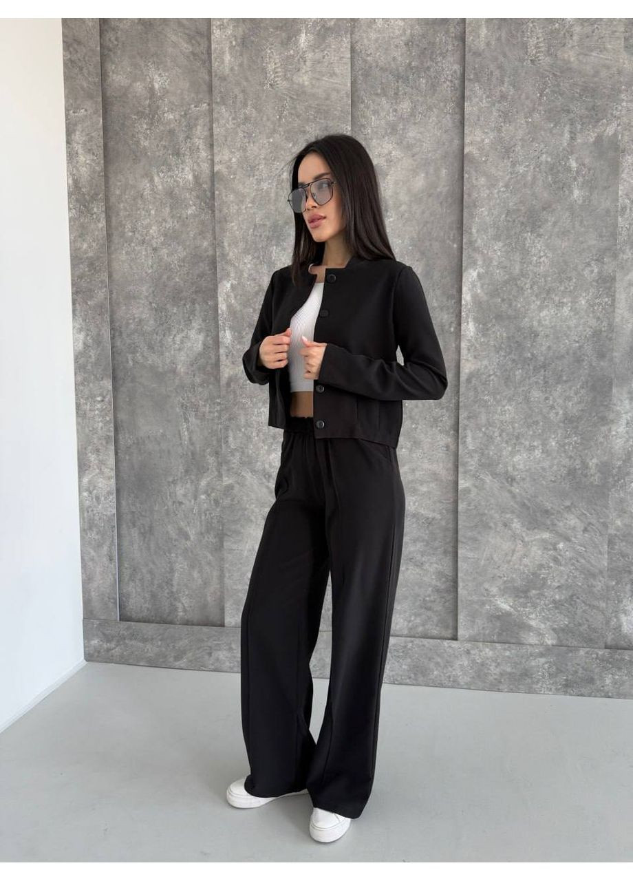 Женский костюм с укороченным бомбером и брюками. Україна (360898622)